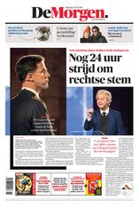 DeMorgen voorpagina