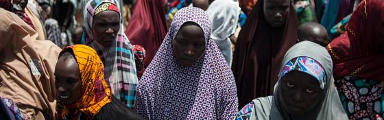 ´´Vrouwen wier man vermoord is door Boko Haram, leren hier op eigen benen te staan´´