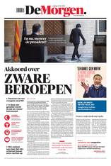DeMorgen voorpagina