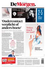 DeMorgen voorpagina
