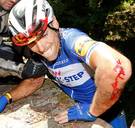 Ronde van Frankrijk voorbij voor Philippe Gilbert na spectaculaire val