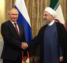 Poetin bezoekt Iran: 