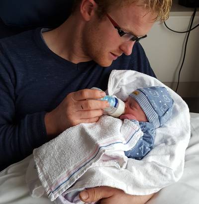 Texelse schapenboer Jan vader geworden van zoon