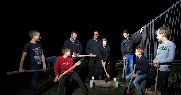 Hechte groep jeugdbielemannen hakt voor eerste Gelderse titel