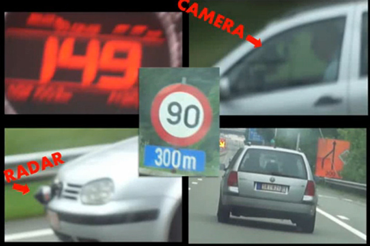 Flitsauto Rijdt Zelf Veel Te Snel De Morgen