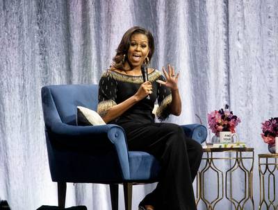 'Bevrijde' Michelle Obama trekt volle zaal in Nederland