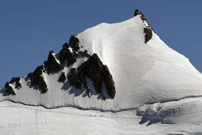 Frankrijk: strengere regels tegen klimmerschaos Mont Blanc