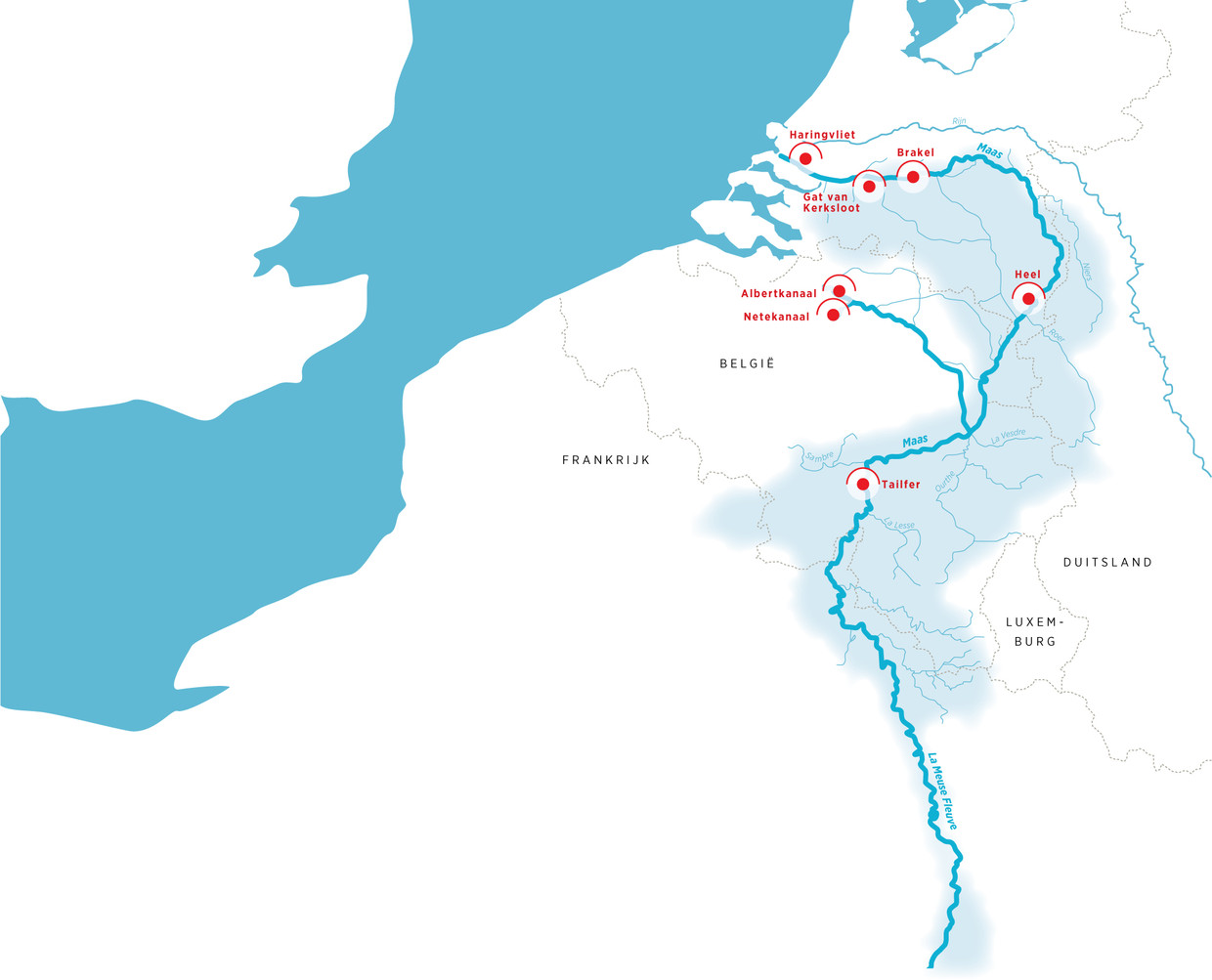 Er dreigt een tekort aan drinkwater uit de Maas | Trouw