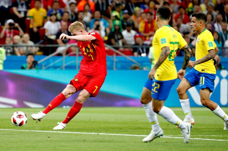 De legendarische goal van Kevin De Bruyne tegen WKfavoriet Brazilië in