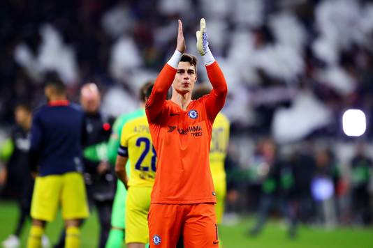 Kepa Arrizabalaga, de doelman van Chelsea.