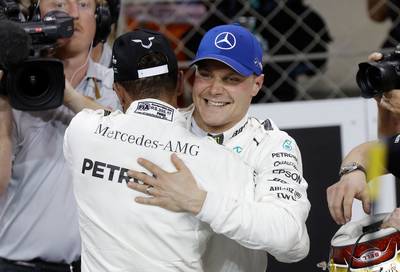 Bottas vastbesloten pole postion te verzilveren in Abu Dhabi