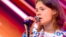 Noortje staat voor het eerst op een podium in Got Talent