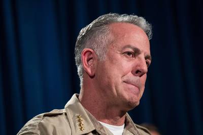 Schutter Vegas schoot 9 minuten lang