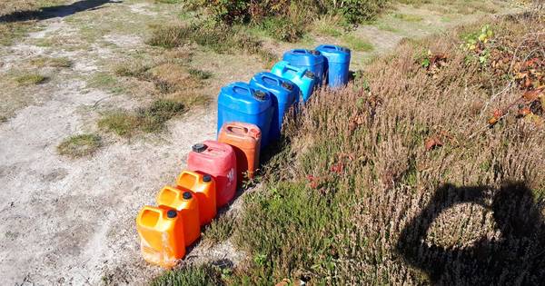 Drugsdumping in Wintelre blijkt onderdeel bootcamp: specialisten van politie rukken voor niets uit