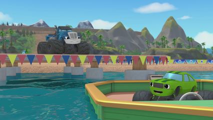 8. De Sneeuw-zee-lucht-race