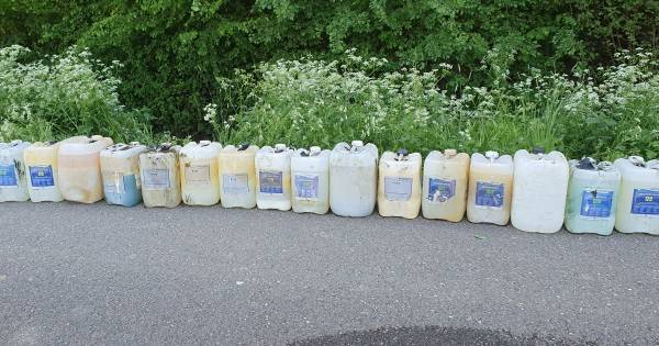 Vaten gedumpt in sloot bij Kerkwijk; waterschap verhaalt, als dat lukt, kosten op daders - BD.nl