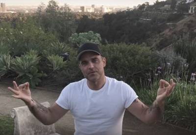 Robbie Williams is veganist en yogi na plotselinge ziekte