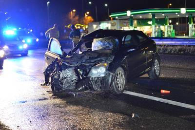 Weg vrij na botsing op A58 bij Rucphen