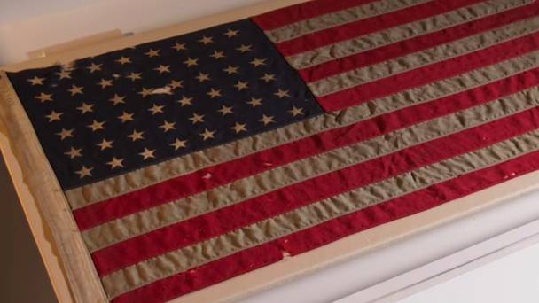 De aankomst van de vlag van D-day