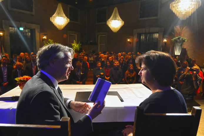 Wim van de Donk en Marian Witte in Fort St. Gertrudis.