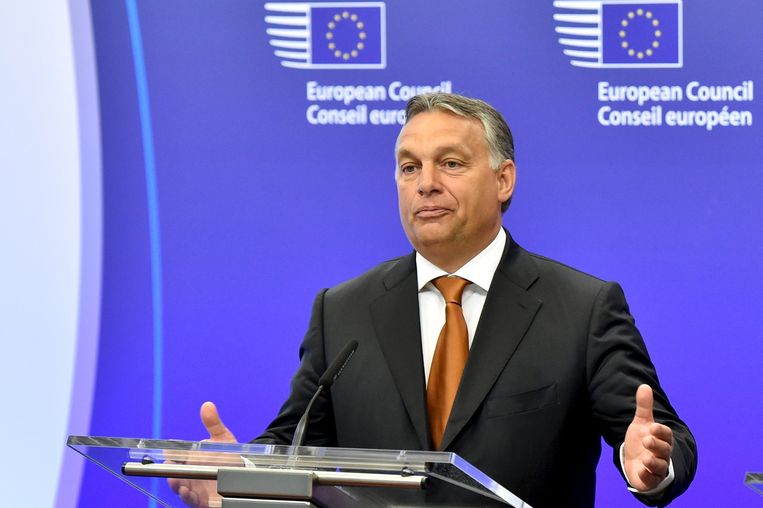 De Hongaarse premier Viktor Orban. Beeld reuters