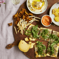Borrelplank voor de vegetarische gasten