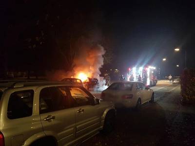 Autobrand in Veenendaal vermoedelijk aangestoken