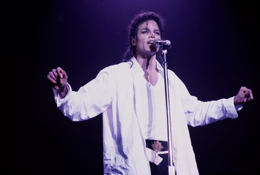Michael Jackson podium zanger