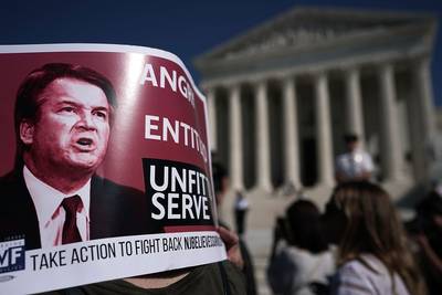 Brett Kavanaugh lijkt dans te ontspringen