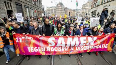 Protestmars Amsterdam: oproep tot 'Europa zonder racisme'