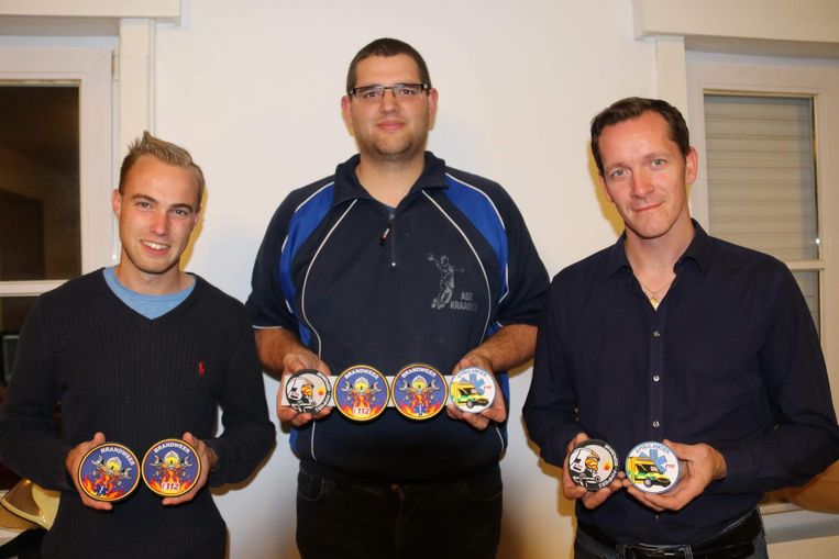 Niels De Ruyck, Patrick Dumortier en Dieter Ghekiere.