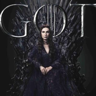 Carice mag (even) op ijzeren Game Of Thrones-troon zitten