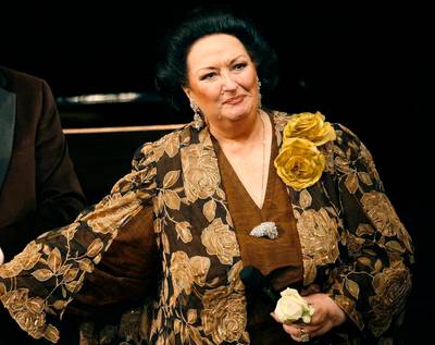 Operazangeres Montserrat Caballé begraven