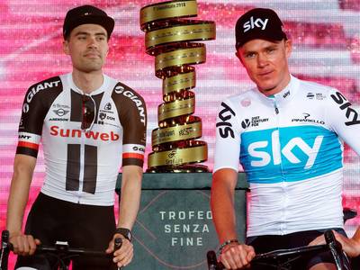 LIVE: Vier Nederlanders in kopgroep, Dumoulin wil tweede eindzege
