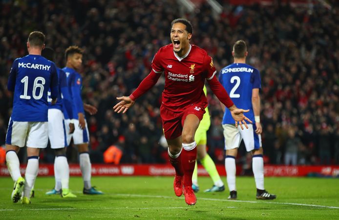 Hoe Virgil Van Dijk Zich Bij Liverpool Direct Onsterfelijk Maakte In De Merseyside Derby Buitenlands Voetbal Ad Nl