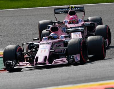 Force India roept coureurs tot de orde na incident in Spa