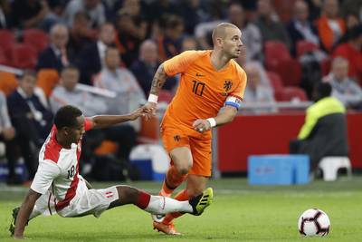 Bondsridder Sneijder na laatste interland: 'Ik voel hem wel van binnen'