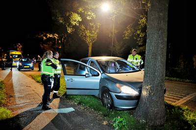 Vrouw gewond bij botsing tegen boom in Heukelom