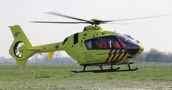 Traumahelikopter ter plekke na valpartij van hoogte op boerderij in Wijk en Aalburg - BN DeStem
