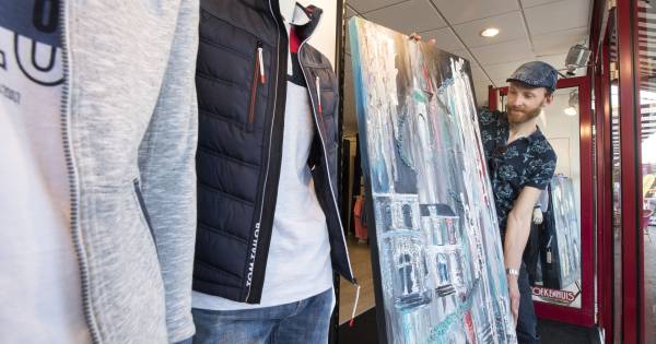 Goorse kunst in Goorse vensters tijdens nieuwe kunstroute