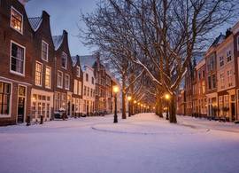 De eerste sneeuw is gevallen in déze provincie