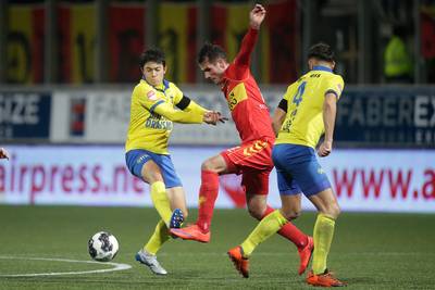 Go Ahead pakt in extremis een punt, Deul doet Jong Ajax pijn