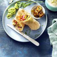 Goedgevulde burrito’s met chili & pulled chicken