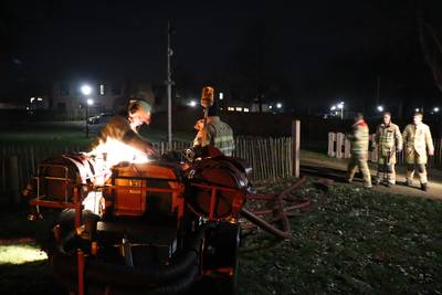 Brand in appartement op terrein Leger des Heils in Lunteren