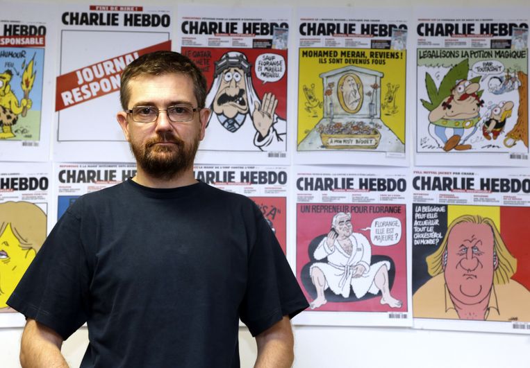 Hoofdredacteur Charb (Stéphane Charbonnier) Beeld AFP