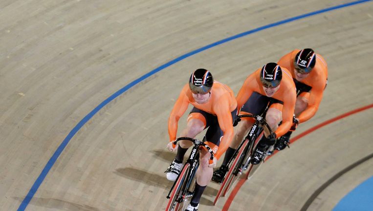 Twee Keer Goud En Een Keer Zilver Voor Nederlandse Ploeg Op Wk Baanwielrennen De Volkskrant