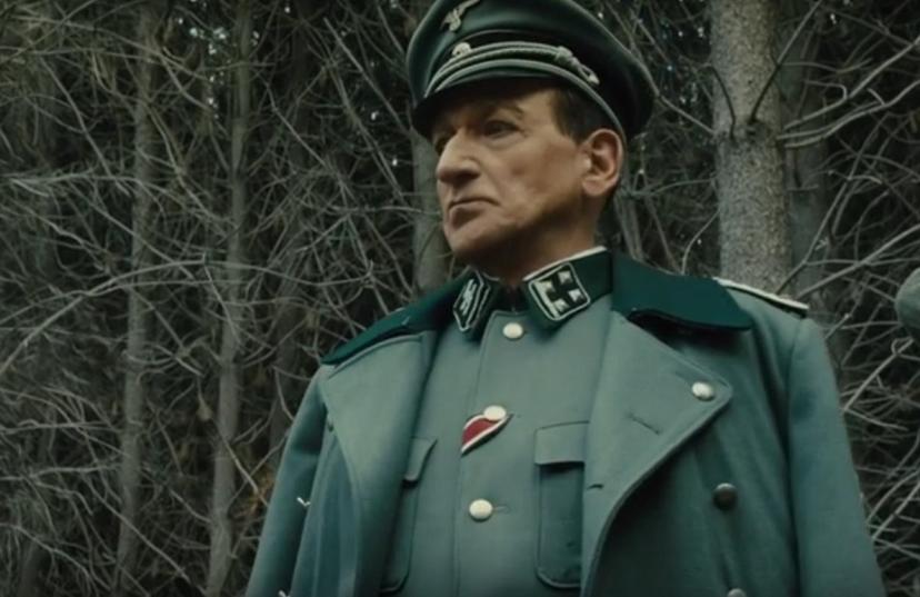 Adolf Eichmann in nazi-uniform in Netflix film Operation Finale
