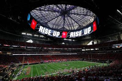 In dit futuristische stadion wordt wellicht het WK van 2026 gespeeld