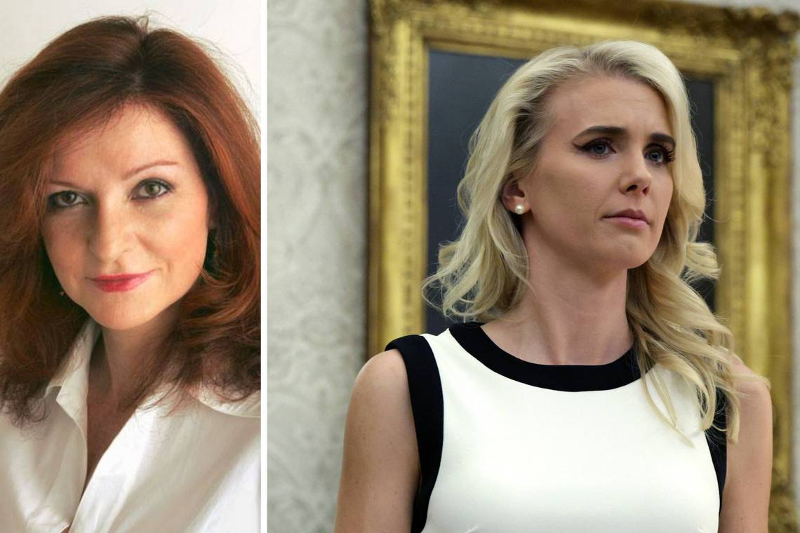 De neiging van de president om zich te omringen met jaknikkers en jonge blondines is bekend. Maar deze relatie is ronduit pathologisch