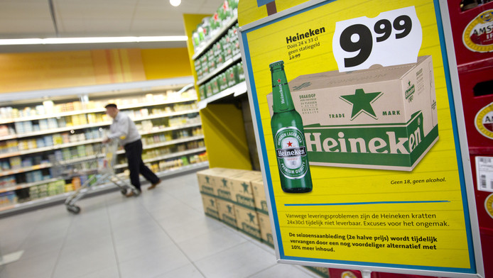Door de ruzie kon Jumbo een tijd louter dozen bier verkopen